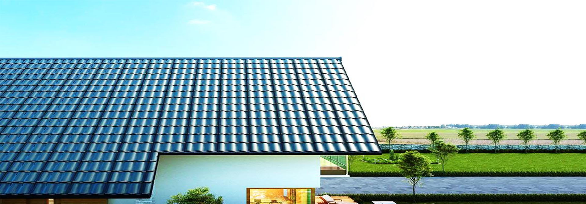 curved solar tile