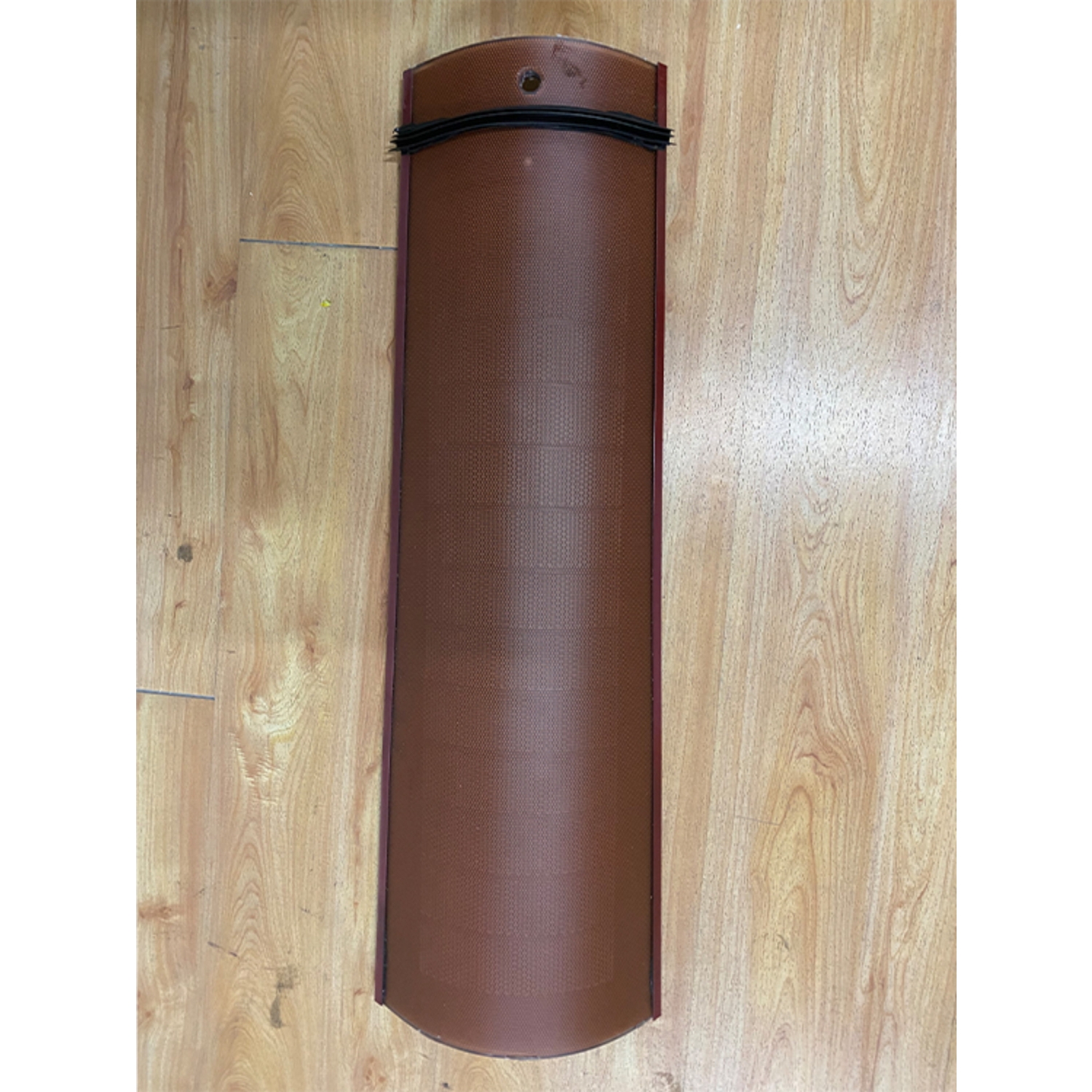 anti-glare solar tile for visual sensitive areas